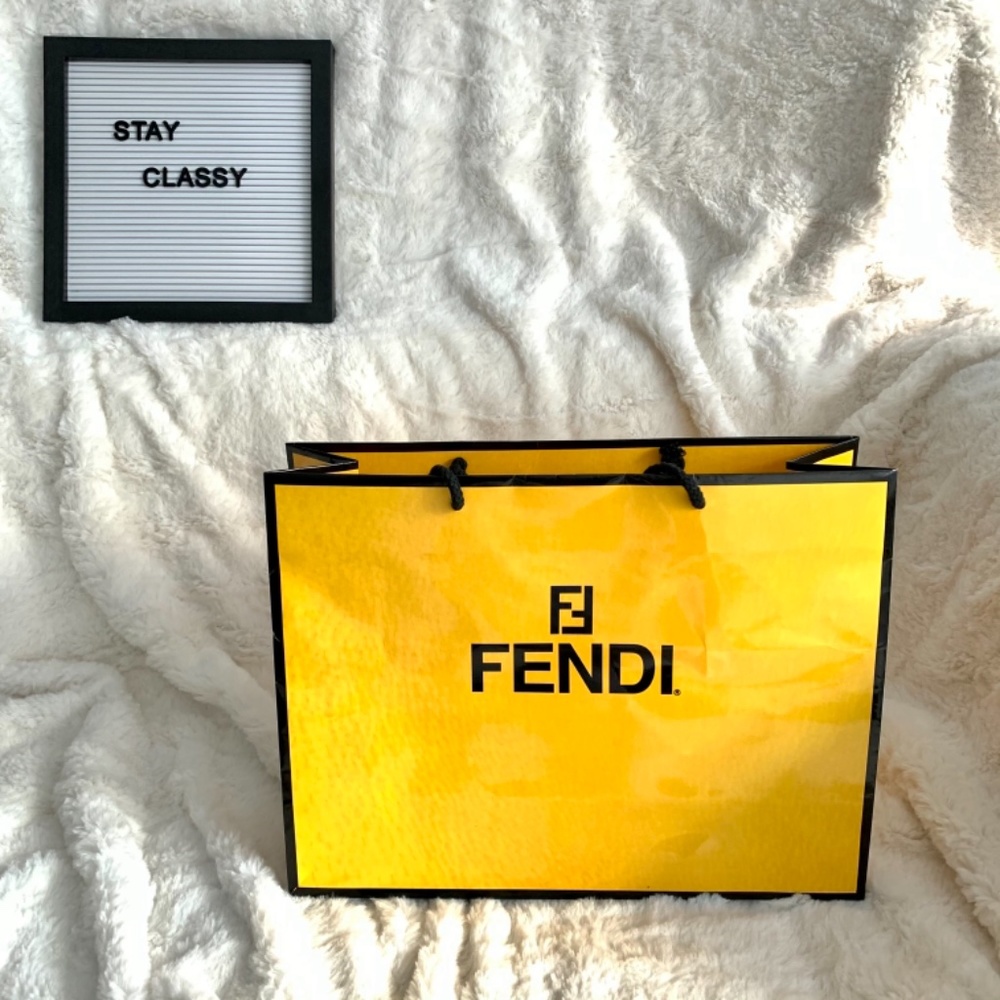 Authentic FENDI Large Paper Gift bag